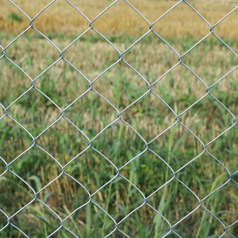 Chain Link Fabric Roll : Galvanized