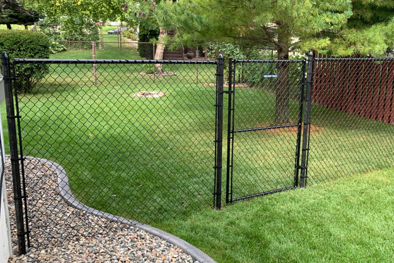 Black Vinyl Chain Link