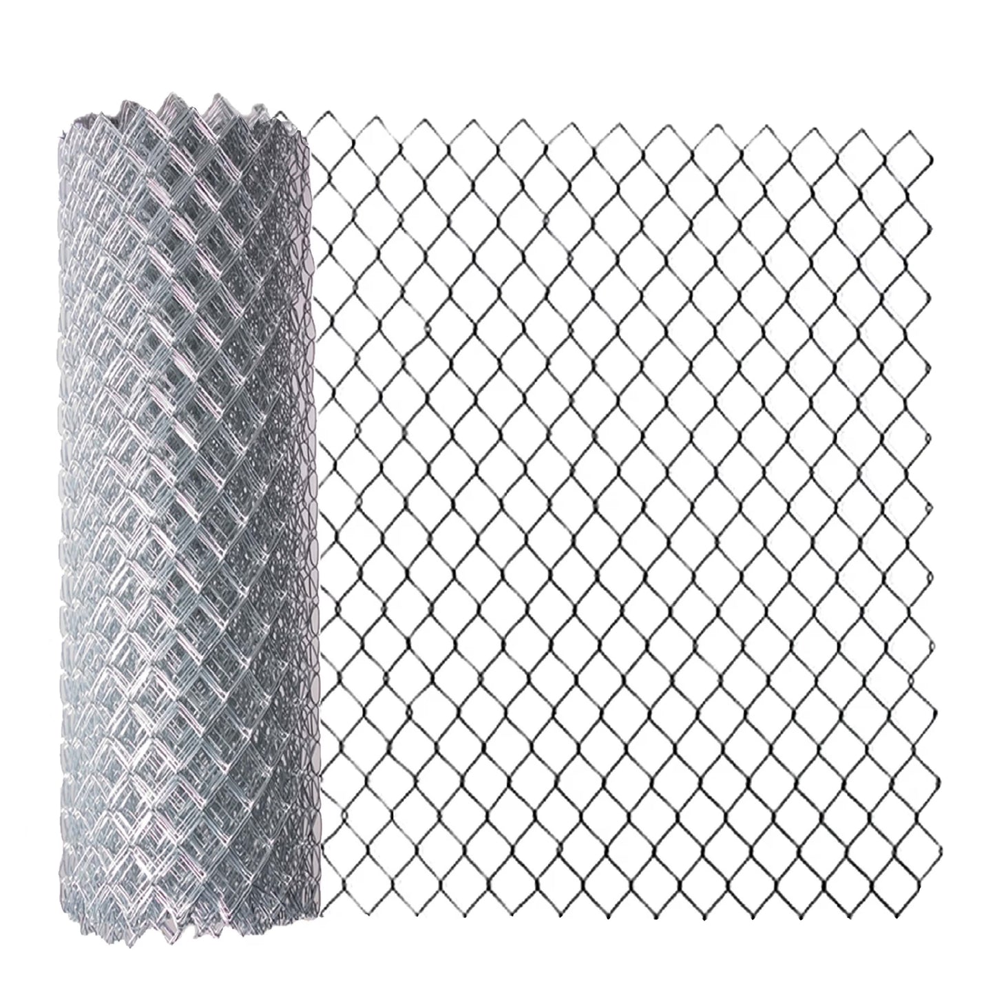 Chain Link Fabric Roll : Galvanized