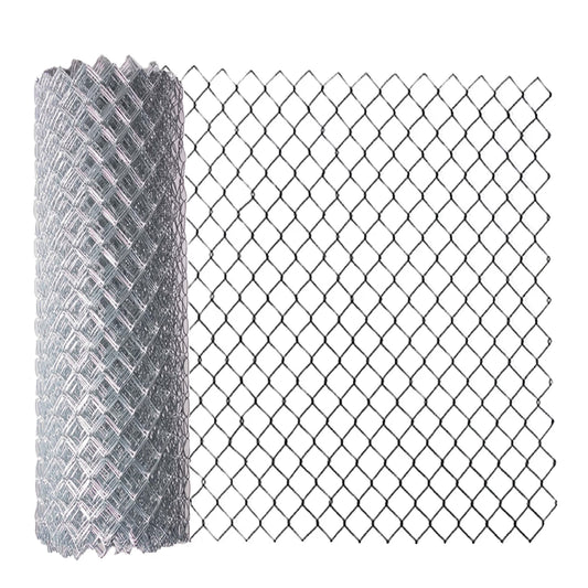 Chain Link Fabric Roll : Galvanized