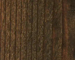 Wood Defender Transparent Chestnut stain on wood fence