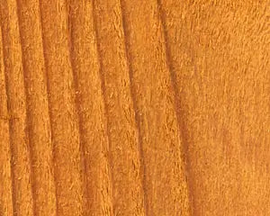 Wood Defender Semi-Transparent Desert Sand stain on wood fence