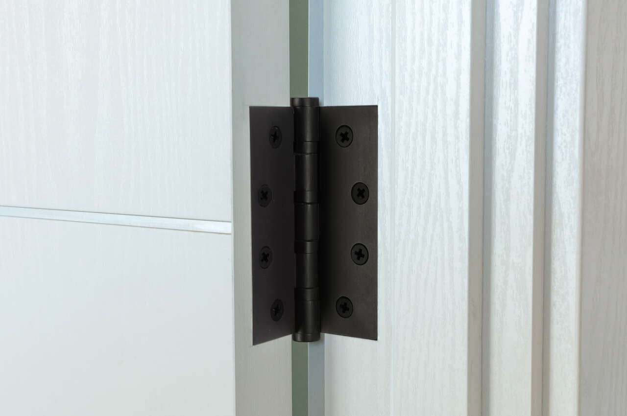 Aluminum Self-Closing Hinges : Black