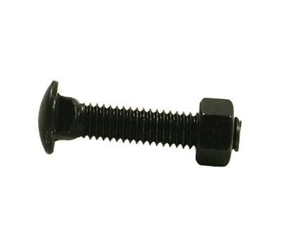 Carriage Bolts : Black