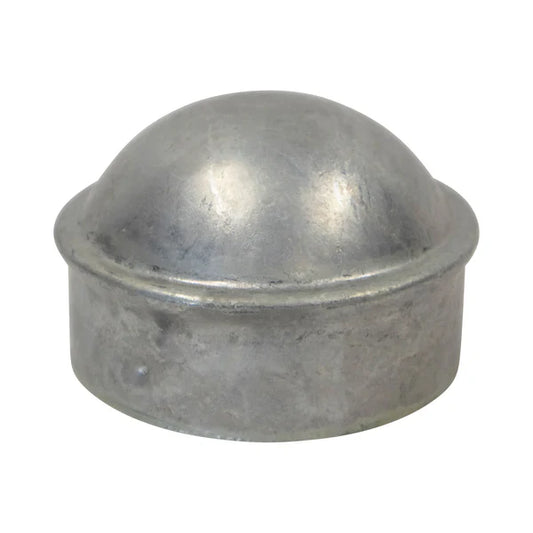 Aluminum Post Dome Cap : Galvenized