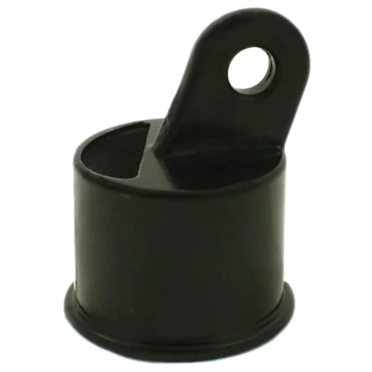 Chain Link Rail End Offset : Black