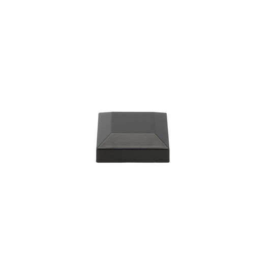 Aluminum Modern Post Cap : Black