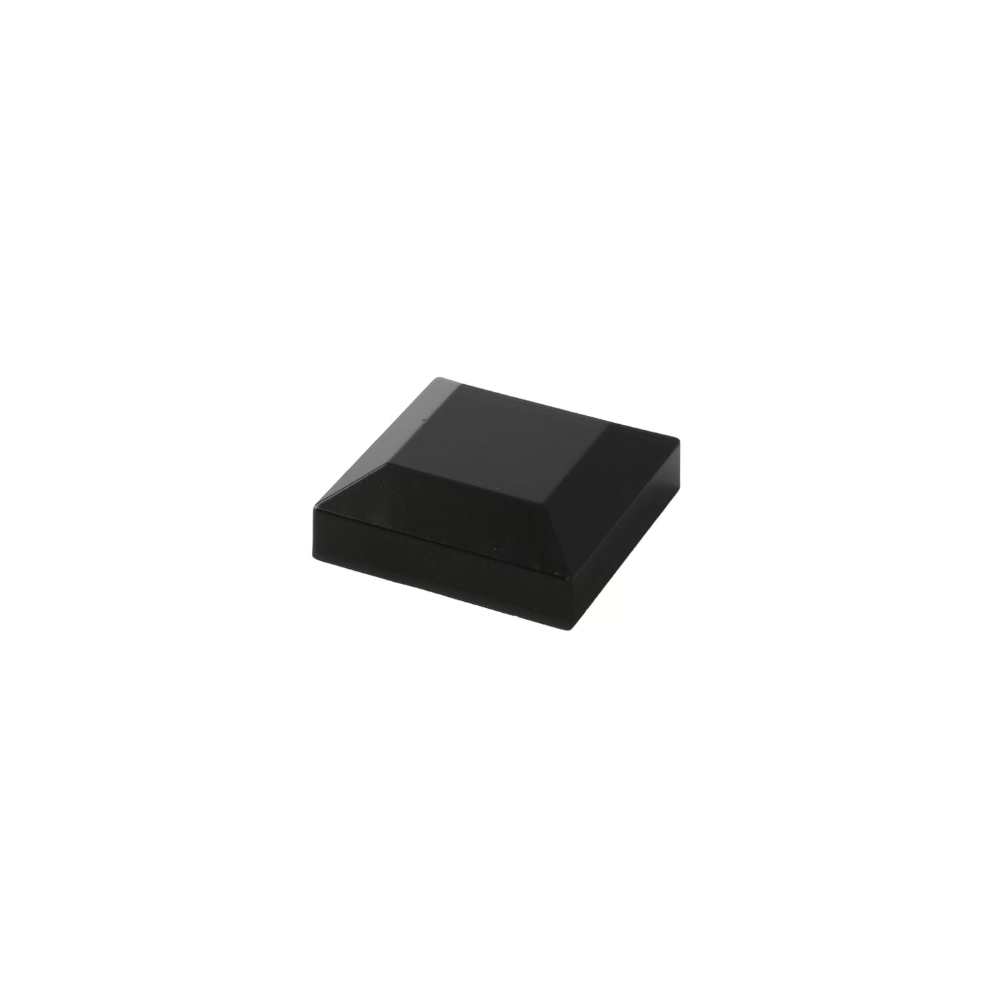 Aluminum Modern Post Cap : Black