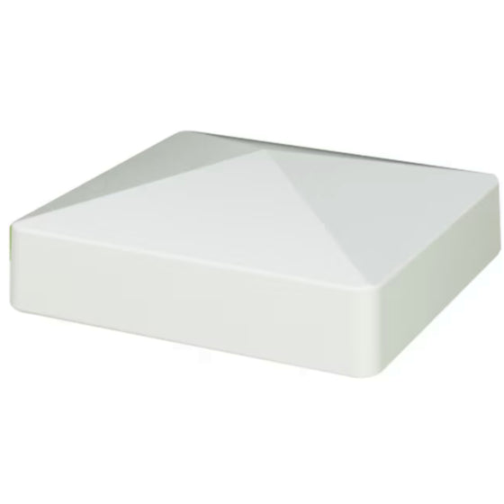 White Vinyl Pyramid Cap