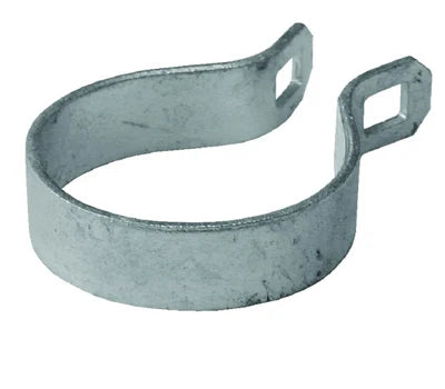 Chain Link Rail End Band : Galvanized