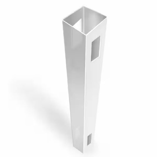 White Vinyl Line Post